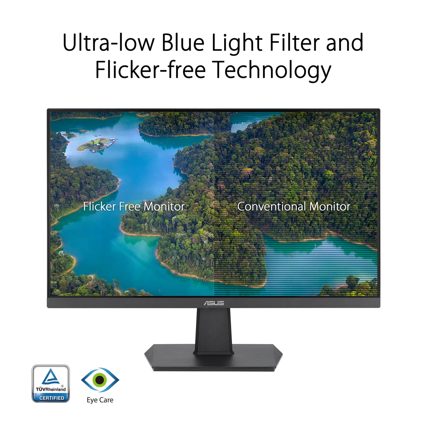 Monitor 24" – IPS Full HD, 100 Hz, 1 ms, HDMI, Luz Azul Baja