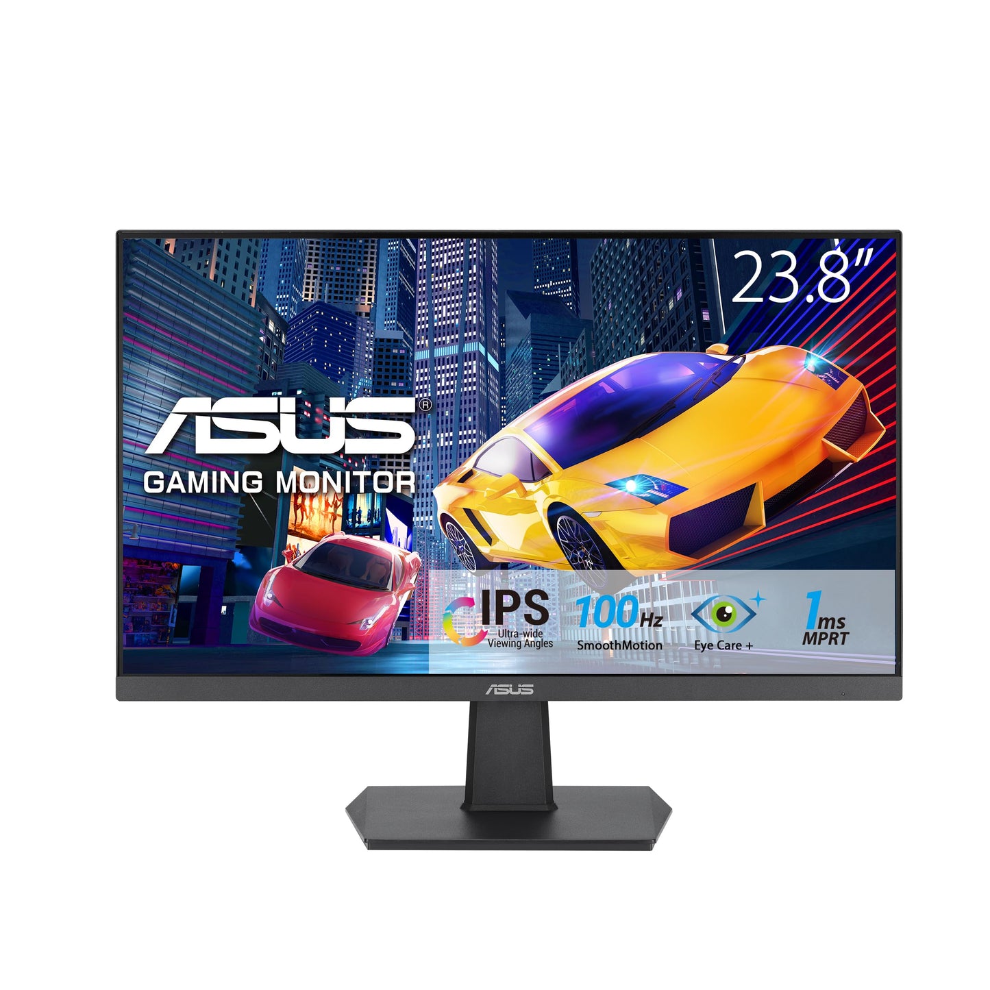 Monitor 24" – IPS Full HD, 100 Hz, 1 ms, HDMI, Luz Azul Baja
